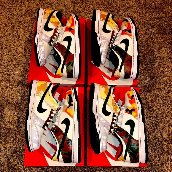 Nike Other - Nike Dunk Low Multi Camo